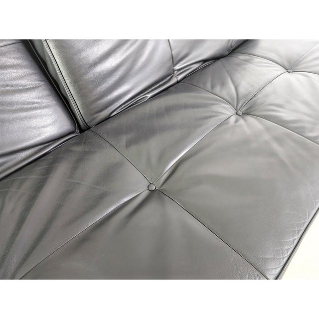Smala Sofa in Black Leather from Ligne Roset, France For Sale - Image 15 of 18