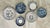 Mid 20th Century Blue and White Plate Collection- Set of Six For Sale - Image 11 of 11