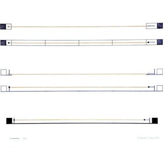 Giancarlo Croce, Voltage, Lithograph, 1970 For Sale