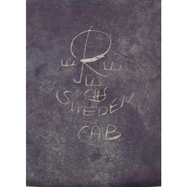 Ceramic Oblong Dish of Stoneware with Blue Glaze by Carl Harry Stålhane for Rörstrand For Sale - Image 7 of 9