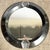 Art Deco Black Tessellated Stone and Chrome Mirror, Maitland Smith Style For Sale In West Palm - Image 6 of 7