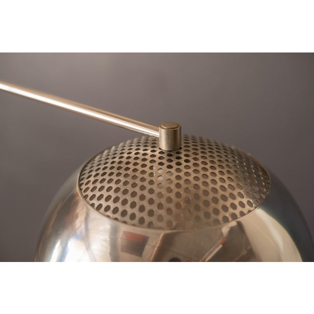 Mid Century Modern Chrome Arc Floor Lamp For Sale - Image 4 of 12