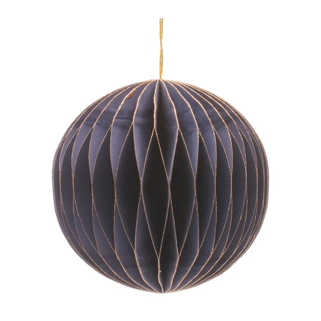 Contemporary Paper Ornament Set of 12 For Sale - Image 3 of 4