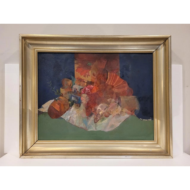 O/l "still life" francisco molinero ayala, f. Xx century - contemporary painting oil on canvas signed by the consecrated...