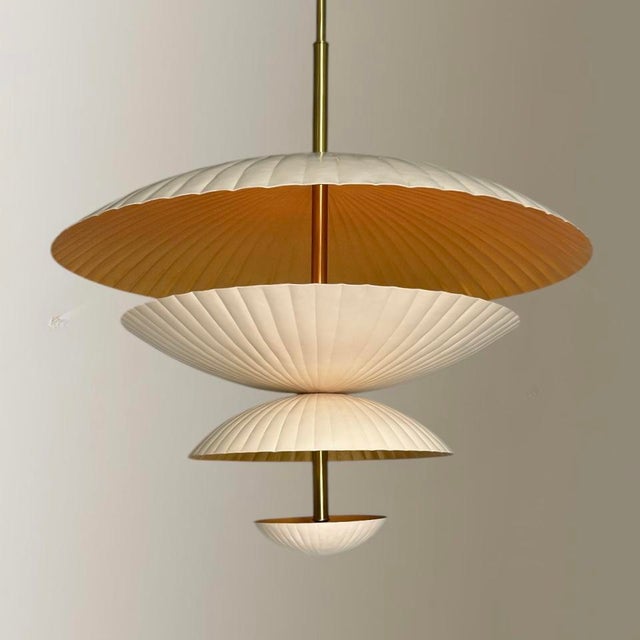 Modern Handcrafted Customized Modern Metal & Brass Pendant Light For Sale - Image 3 of 4