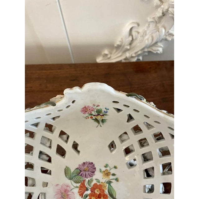 Antique 19th Century Meissen Work Basket Dish, 1880s For Sale - Image 18 of 18