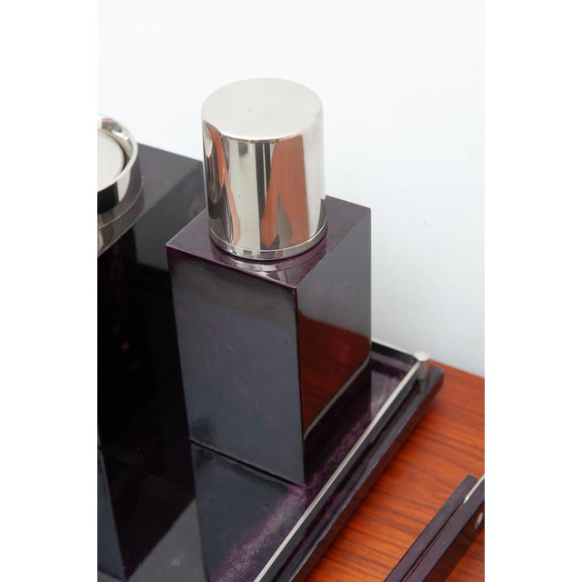 Cocktail Bar Set by Aldo Tura, 1950s, Set of 5 For Sale - Image 3 of 13