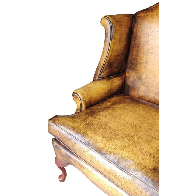Elevate Your Space With This Rare Vintage Wingback Chair From the Renowned Douglas Furniture Company. For Sale In Raleigh - Image 6 of 12