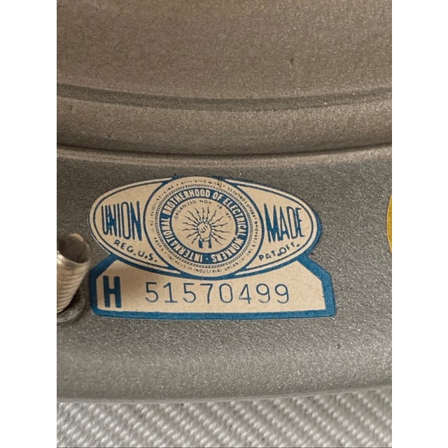 Mid 20th Century Vintage Perfeclite Inc Light Plate With Socket Flush Mount For Sale - Image 5 of 8