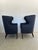 Gray A Pair of Custom Bench-Made Georgian Style Wingback Chairs by Cisneros Upholstery (Chicago) – Wool Flannel For Sale - Image 8 of 8
