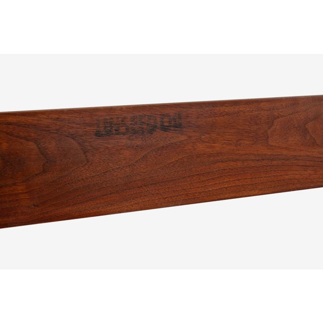 Brown George Nakashima for Widdicomb Queen Headboard in Oiled Black Walnut, 1958 For Sale - Image 8 of 8
