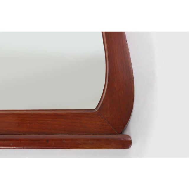 Large Art Nouveau Wooden Chimney Mirror, 1890s For Sale - Image 10 of 13