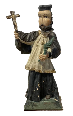 Figure of St. Johannes Nepomuk, Bohemia, 19th Century