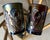 Circa 1969 St. Clair Glass Inverted Fan & Feather Carnival Reproduction Iridescent Glass Tumblers – A Pair For Sale - Image 17 of 18