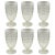 Set of Six Vintage Hobnail Juice Glasses For Sale - Image 10 of 10