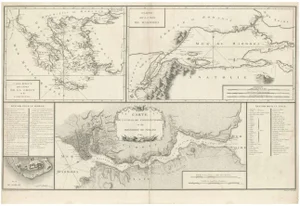 Map of Constantinople by Aeg, 1785
