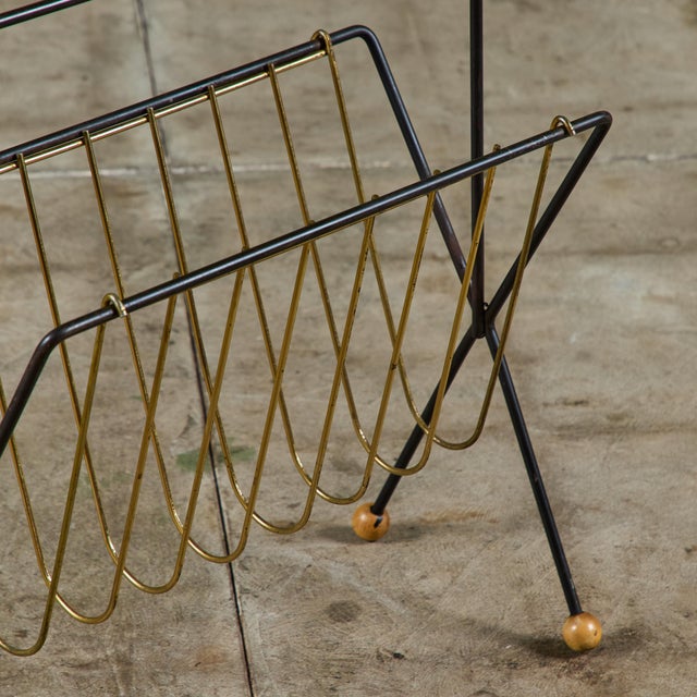 Tony Paul Wire Magazine Rack For Sale - Image 9 of 14