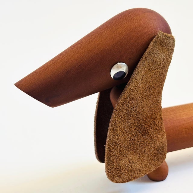 Mid 20th Century MCM Senshukai Wood Royal Pet - Dachshund For Sale - Image 5 of 7