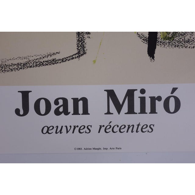 Œuvres Récentes Poster after Joan Miro For Sale - Image 4 of 5