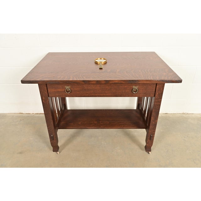 Tiffany Studios New York Graduate Pattern Bronze Doré Magnifying Glass For Sale - Image 12 of 13