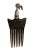 Brown African Baule I.Coast Comb W/ Bird Head Sculpture 8.25 " H For Sale - Image 8 of 8