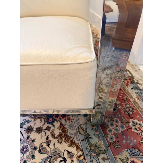 Ralph Lauren Leather Penthouse Chair For Sale - Image 13 of 14