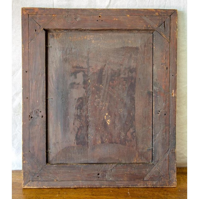 Spanish School Artist, Young Woman at Her Toilette, 19th Century, Oil on Panel For Sale - Image 5 of 6