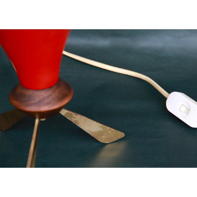 Metal Italian Table Lamp, 1950s For Sale - Image 7 of 8