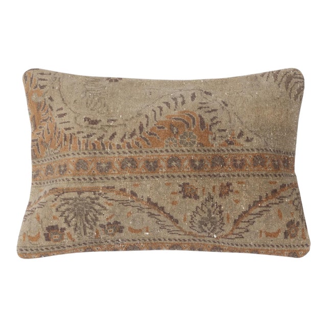 16"x24" Vintage Rug Cushion Cover. Turkish Pillowcase. Throw Pillow Cover For Sale