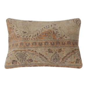 16"x24" Vintage Rug Cushion Cover. Turkish Pillowcase. Throw Pillow Cover