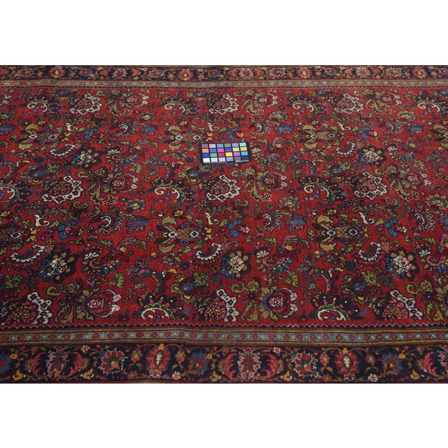 Antique Halvai Bijar Rug 4'7'' X 7'0'' For Sale - Image 10 of 12