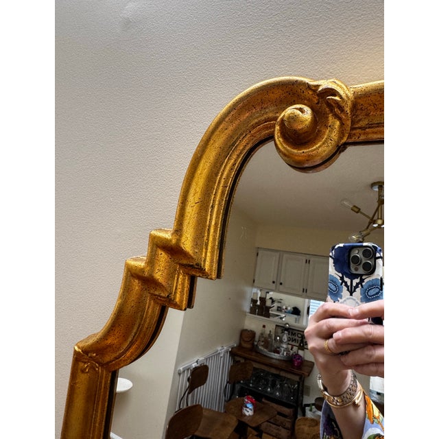 A beautiful Gilt LaBarge Style mirror. Made in Italy. Sold by Ethan Allen in the 1960-1970s. Adds elegance to any room.