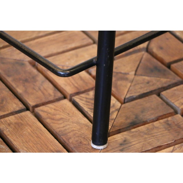 Set of Six Mid-Century Modern Oak & Steel Bar Stools, 1960s For Sale - Image 16 of 18