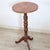 Brown Vintage Pedestal Table in Walnut, 1990s For Sale - Image 8 of 11