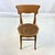 American Early 20th Century Antique Boho Chic Americana Oak Cafe Bristol Dining Chair. For Sale - Image 3 of 11
