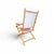 Tan Foldable Deck Chair, 1950s For Sale - Image 8 of 11
