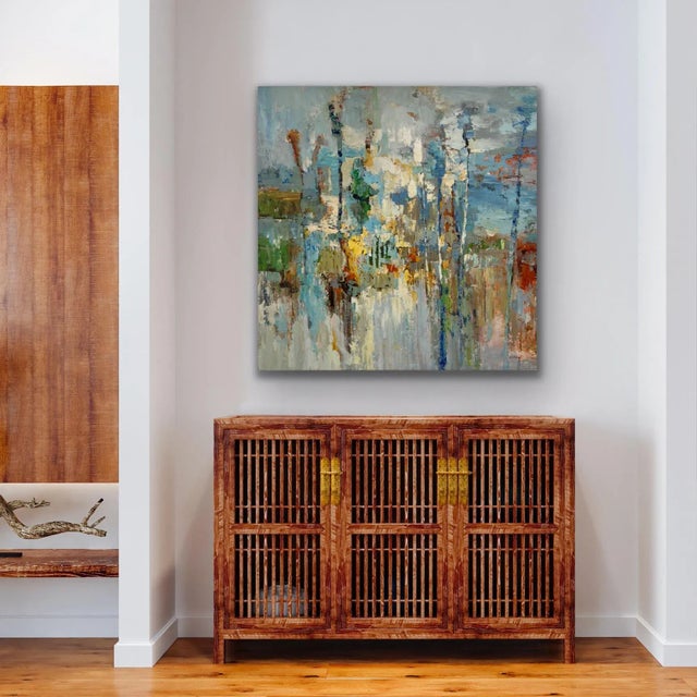 2020s Contemporary Abstract Original Oil Painting For Sale - Image 5 of 12