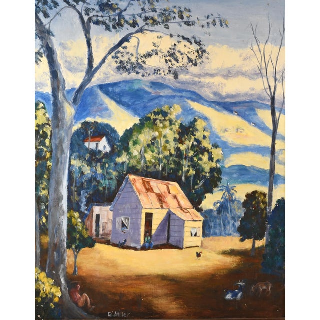 A few small areas of paint loss, overall good vintage condition. Frame has some scratches. Full measurements: Height:...