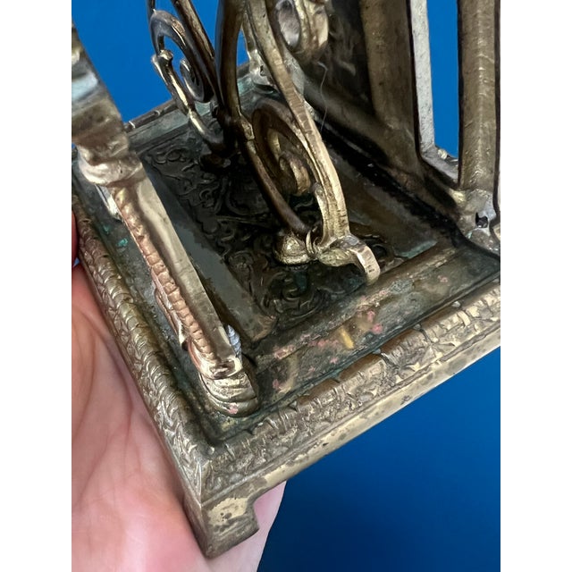 Victorian Brass Letter Holder For Sale - Image 13 of 14