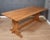 Large Oak Plank Top Refectory Table, 1890s For Sale - Image 9 of 9