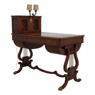 Vintage Regency Style Writing Table Desk For Sale