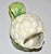 1970s Majolica Green White Cauliflower Ceramic Pitcher Italy Mark Lord & Taylor For Sale - Image 10 of 15