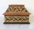 Vintage Wood, Brass & Copper Hinged Trinket Box For Sale - Image 11 of 12