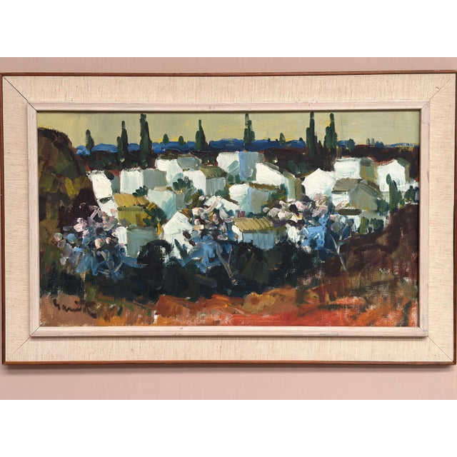 Tage Gavik, Almuñécar, Spain, 1960s, Oil on Canvas, Framed For Sale - Image 17 of 18
