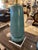 Large Cerulean Blue Ceramic Pottery Table Lamps -a Pair For Sale - Image 9 of 10