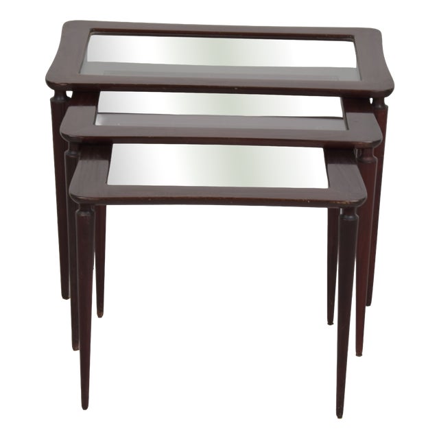 Foldaway Tables, Italy, 1950s, Set of 3 For Sale