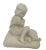 Early 20th Century French Young Girl Frightened by a Mouse Ceramic Sculptural Figurine Statuette For Sale - Image 9 of 12
