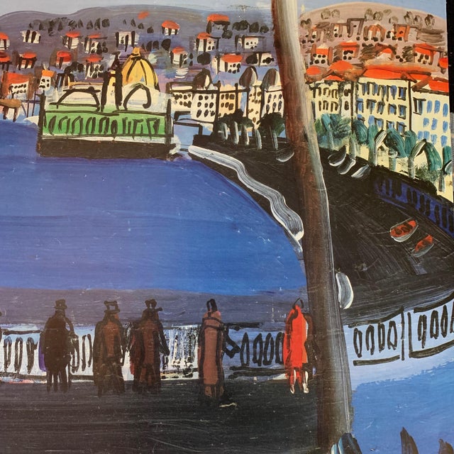 Blue Raoul Dufy Poster from Metropolitan Museum Dept of 20th C Art For Sale - Image 8 of 12