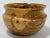 Vintage handmade turned wood bowl featuring rich natural burled pattern. Age wear. Wonderful vintage condition.
