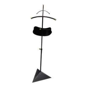 1980s Vintage Post Modern Metal Valet